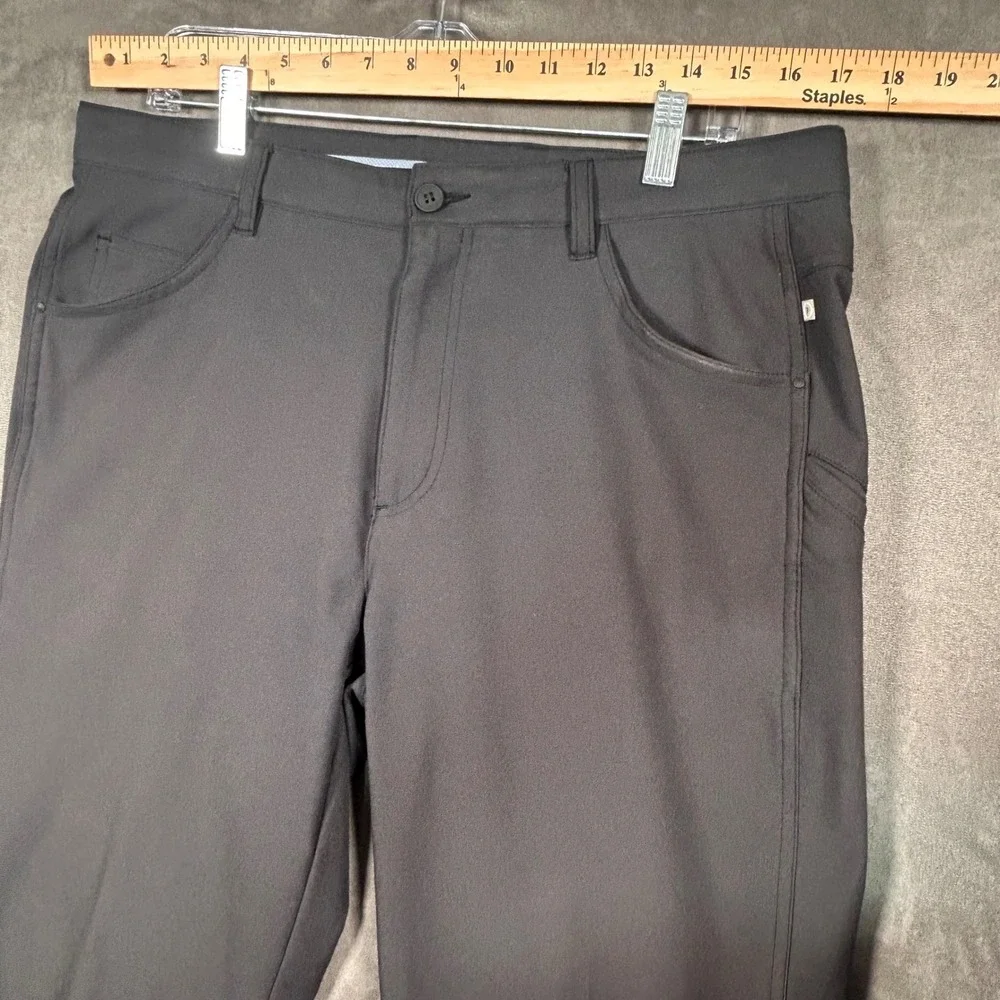Ping Sensorcool Mens Golf Pants Black 34x33 Performance Trousers Five Pocket